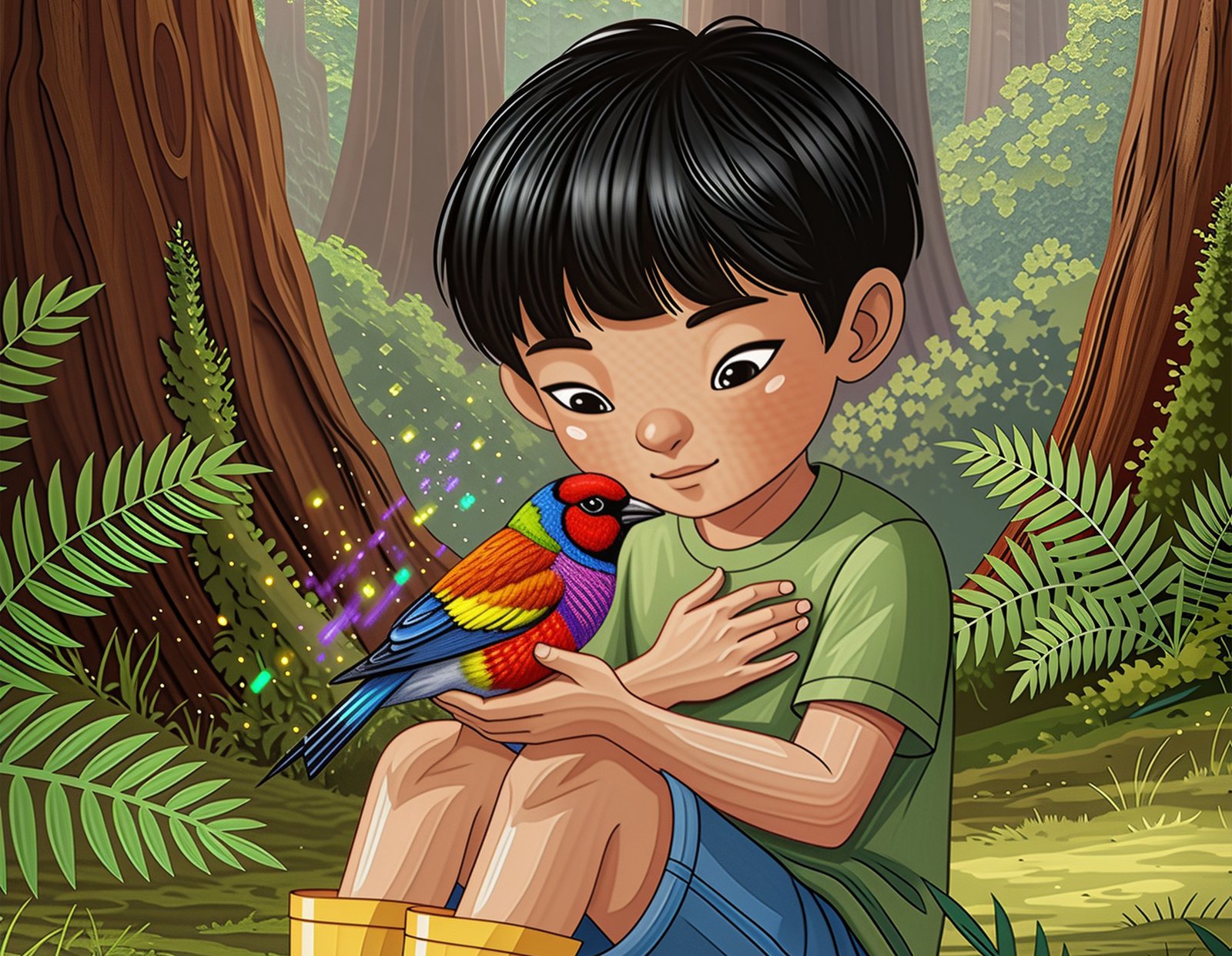 Timo and the Rainbow Wing